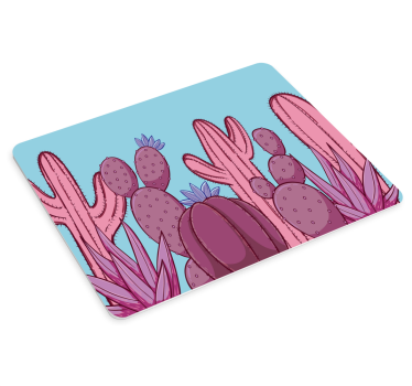 Fargerik kaktussamling musematte original - Tenstickers