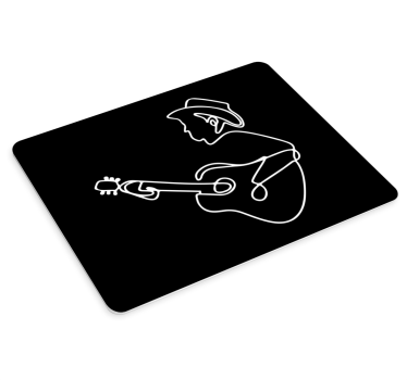 Musematte original musiker med gitar - Tenstickers