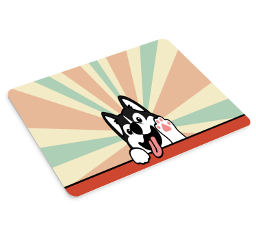 Musematte original leken husky karakter - Tenstickers