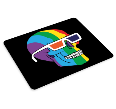 Fargerike hodeskallebriller musematte original - Tenstickers