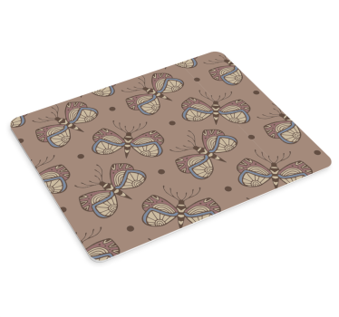 Inspirerende vintage sommerfuglvinger originale musematte - Tenstickers