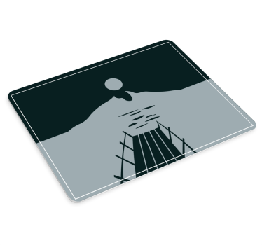 Musematte original rolig dokk refleksjon - Tenstickers