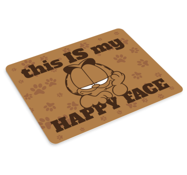 Musematte original garfield glad uttrykk - Tenstickers