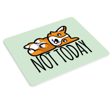 Søt hund motiverende sitat originale musematte - Tenstickers