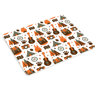 Musematte original campingeventyr ikoner - Tenstickers