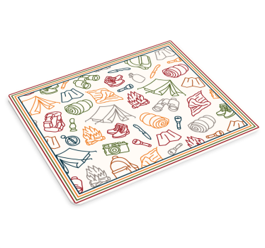 Musematte original campingutstyr motiv - Tenstickers