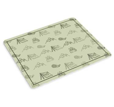 Musematte original med campingmotiv - Tenstickers