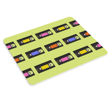 Musematte original fargerike kassettmønstre - Tenstickers