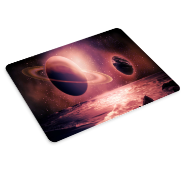 Lilla realistisk saturn galakse design originale musematte - Tenstickers