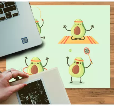Avokado gym originale musematte - Tenstickers