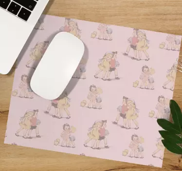 Barndomsvenner mønster musematte original - Tenstickers