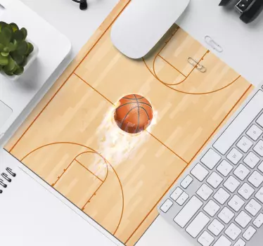 Basketballbane original vinyl musematte - Tenstickers