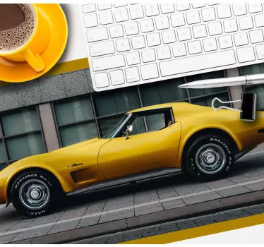 Chevrolet corvette originale musematte - Tenstickers