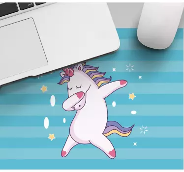 Dabbing unicorn original musematte - Tenstickers