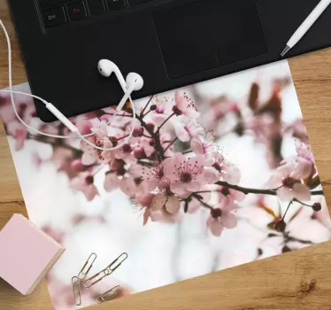 Delikat blomstrende gren musematte original - Tenstickers