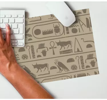 Egyptiske hieroglyfer originale musematte - Tenstickers