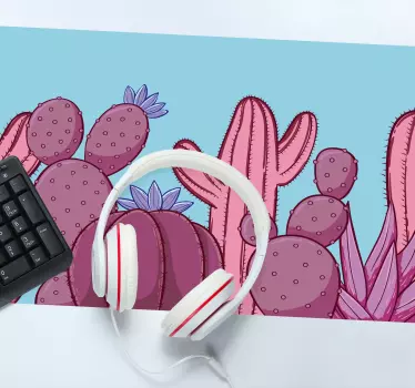 Fargerik kaktussamling musematte original - Tenstickers