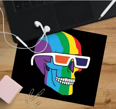 Fargerike hodeskallebriller musematte original - Tenstickers