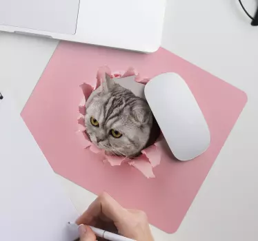 Katt som spretter ut den originale musematten - Tenstickers