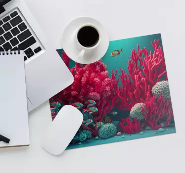 "Lev Magenta Reef!" musematte original - Tenstickers