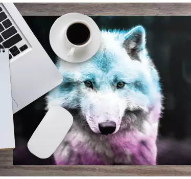 Majestetisk ulv original musematte - Tenstickers