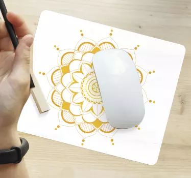 Mandala blomst original musematte - Tenstickers