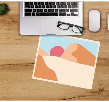 Musematte original abstrakte fjellfarger - Tenstickers