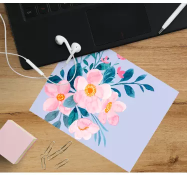 Musematte original blomster akvarelloppsett - Tenstickers