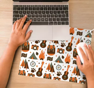 Musematte original campingeventyr ikoner - Tenstickers