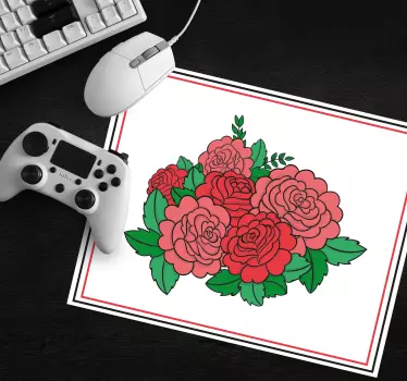 Musematte original dristig blomsteroppsats - Tenstickers