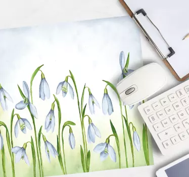 Musematte original elegant snøklokkearrangement - Tenstickers