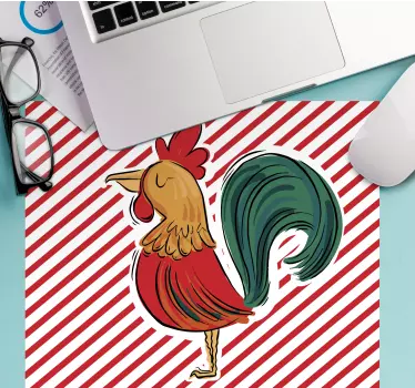 Musematte original fargerik hane design - Tenstickers
