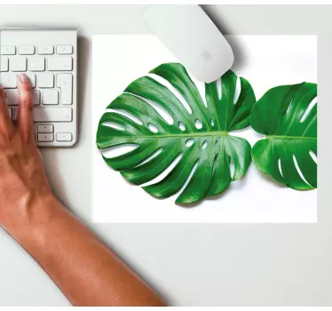 Musematte original monstera blad eleganse - Tenstickers