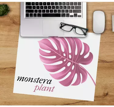 Musematte original monstera blad fremheving - Tenstickers