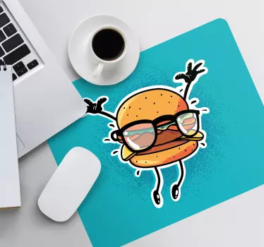 Musematte original morsom hamburgerfigur - Tenstickers