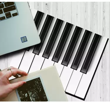 Musematte original piano tangenter kunst - Tenstickers