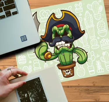 Musematte original piratkaktus karakter - Tenstickers