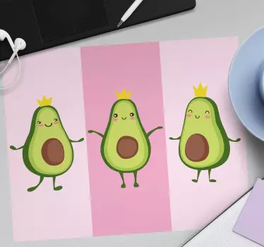 Musematte original søte avokadofigurer - Tenstickers