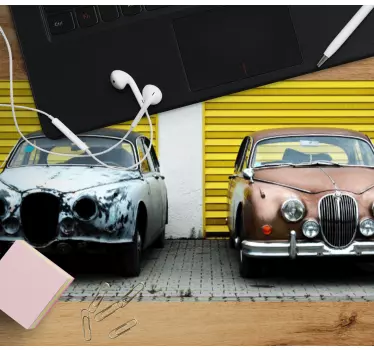 Musematte original vintage bilpar - Tenstickers