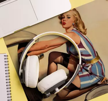 Musematte original vintage glamour pinup - Tenstickers