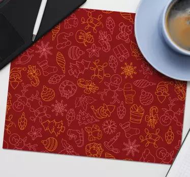 Rød jul bilder original musematte - Tenstickers