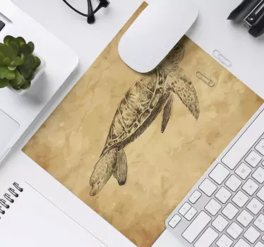 Skilpadde tegning bilde musematte - Tenstickers