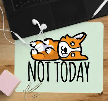 Søt hund motiverende sitat originale musematte - Tenstickers