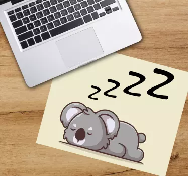 Sovende tegneserie koala originale musematte - Tenstickers