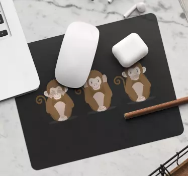 Tre aper emoji original musematte - Tenstickers