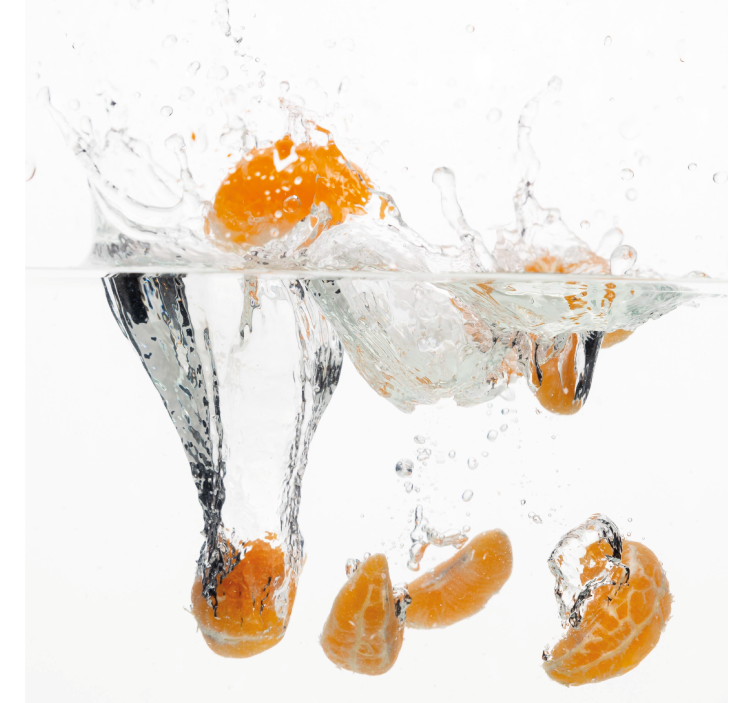 Frukt i vann rullegardin kjøkken - Tenstickers