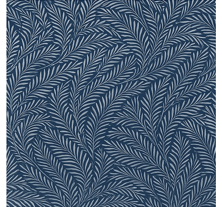 Nordiske bjørkeblader rullegardin bad - Tenstickers