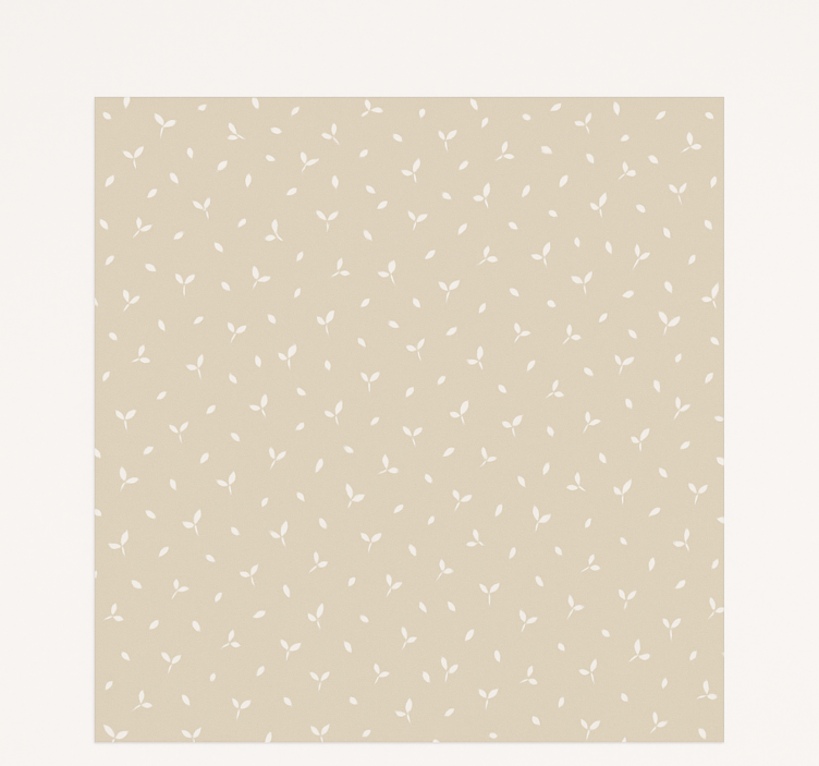 Beige bladmotiv rullegardin barn - Tenstickers