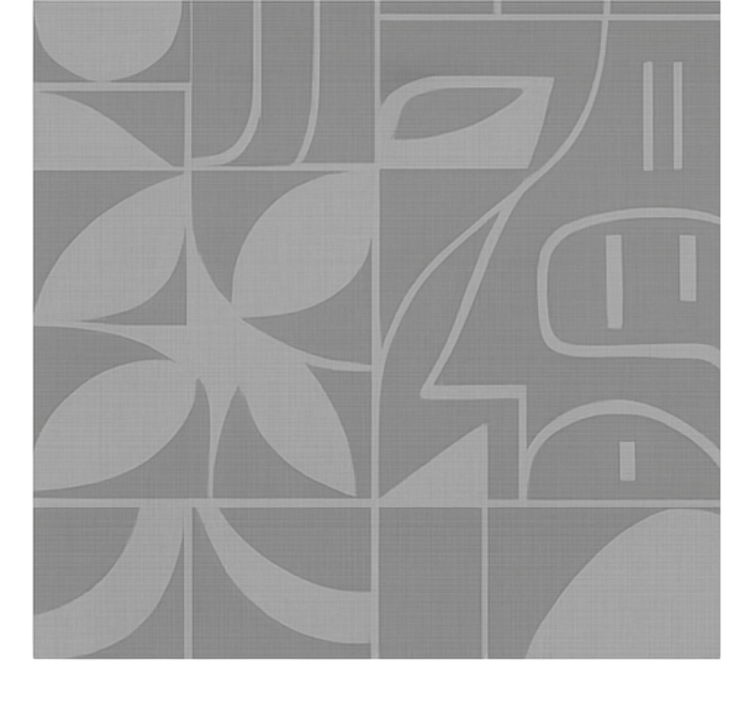 Abstrakt moderne mønster rullegardin grå - Tenstickers