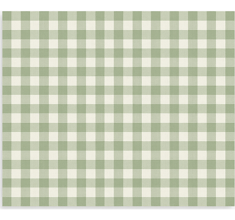 Grønt stoffmønster rullegardin kjøkken - Tenstickers